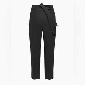 Aritzia Wilfred size 12 tie front pant modern brown